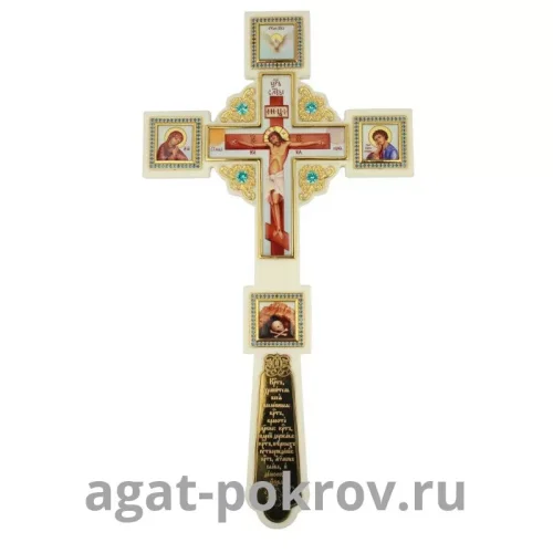 2.7.1272лпч Крест напрестольный латунный в позолоте