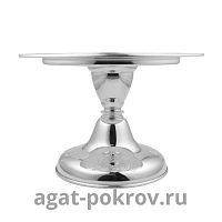 2.7.0321л Дискос латунный в серебрении