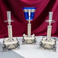 2.7.2664лч-К Набор напрестольный - лампада и подсвечники