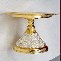 2.7.2555лп Дискос латунный в позолоте 