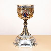 2.7.1270лфр-2 Потир с мельхиоровой чашей  на 0.75 литра