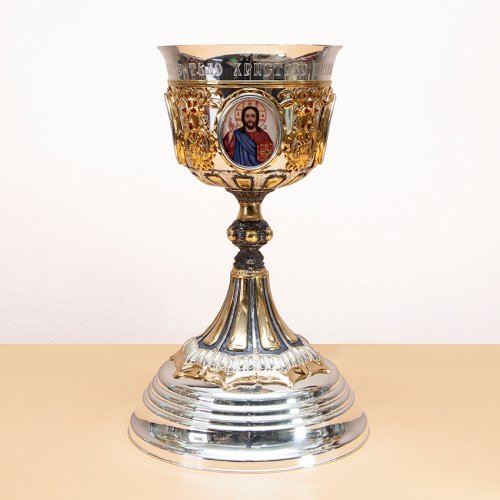 2.7.1270лфр-2 Потир с мельхиоровой чашей  на 0.75 литра