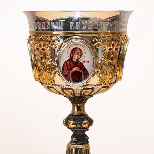 2.7.1270лфр-2 Потир с мельхиоровой чашей  на 0.75 литра фото 3
