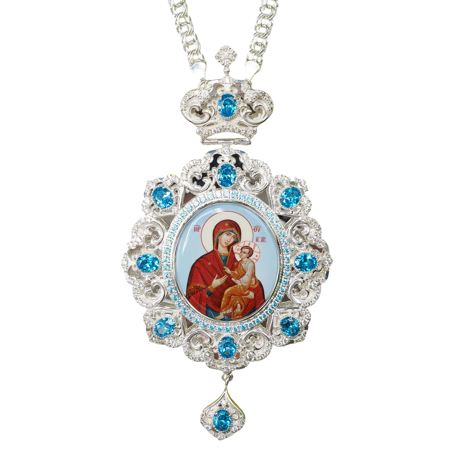 2.7.1520л-2/113л Панагия с цепью (Юв. сплав)