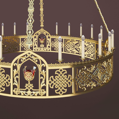 2.7.3011 Хорос одноярусный с лампадами фото 3