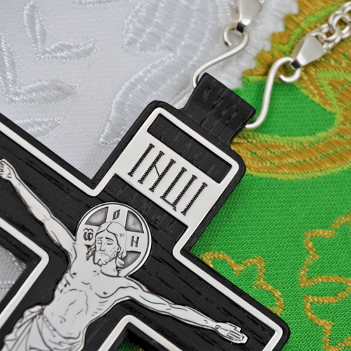 2.10.0704лр/1л Крест наперсный в серебрении фото 5