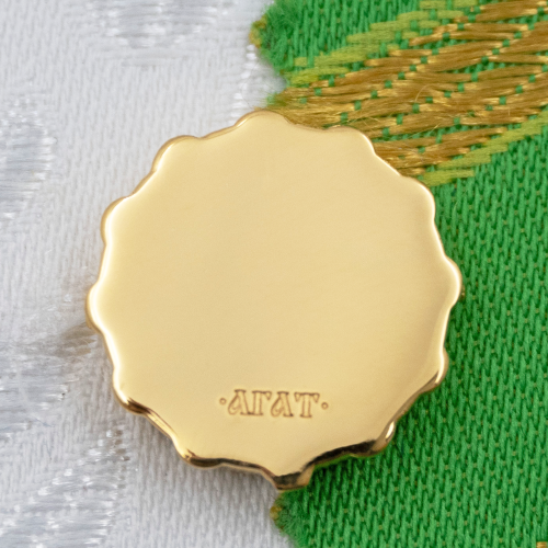 2.7.2971лп Мощевик латунный в позолоте фото 4