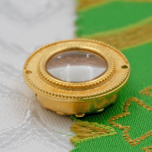 2.7.2971лп Мощевик латунный в позолоте фото 2