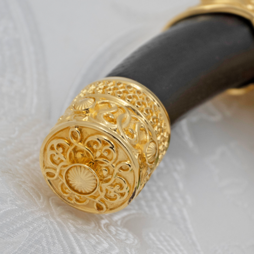 2.7.0918лп Посох латунный в позолоте фото 4