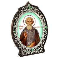 2.78.0915л И.н.латунная Святой преподобный Сергий Радонежский