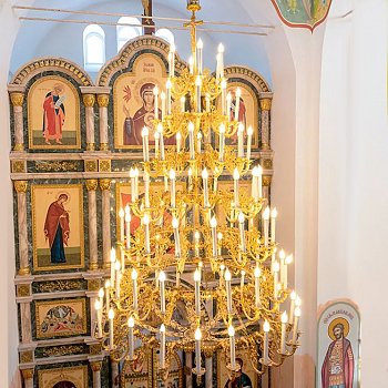 69.01.0027.Б Бронзовое паникадило на 99 свечей