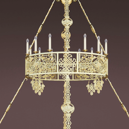 2.7.3013 (2) Хорос двухъярусный с лампадами фото 3