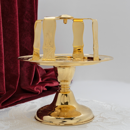 2.7.0315лп Звездица латунная в позолоте фото 2