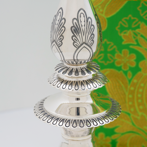 2.7.1737лр Примикирий латунный с патинированием в серебрении фото 5