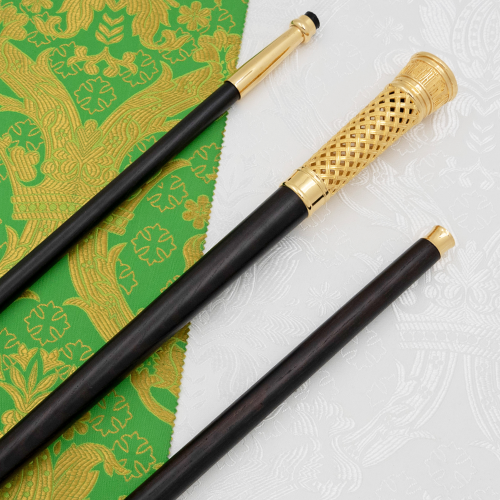 2.7.1928лп Посох латунный в позолоте