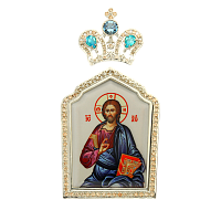 2.7.0388лС Икона на митру Спаситель