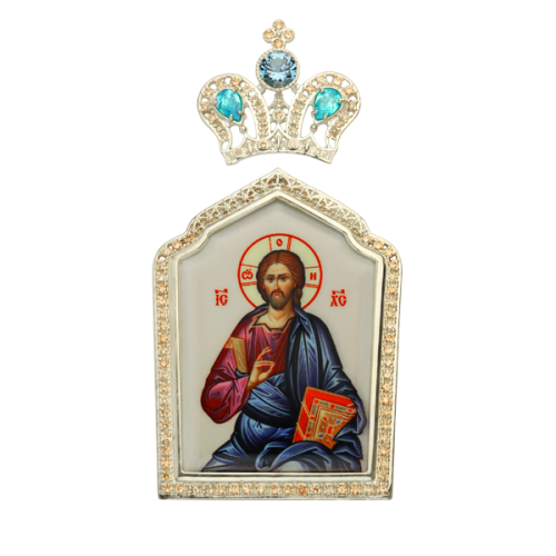 2.7.0388лС Икона на митру Спаситель