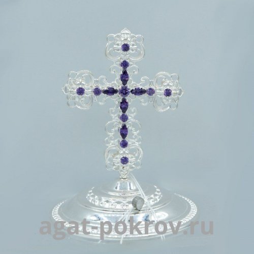 2.7.0623л Крест на митру со вставками