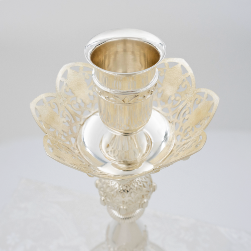 2.7.2653л Примикирий латунный с белыми камнями в серебрении фото 7