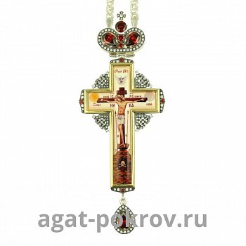( 2.10.0395лр-2/1л )( Крест с цепью )( Юв. Сплав )