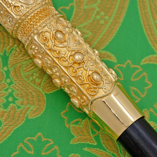 2.7.0918лп Посох латунный в позолоте фото 7