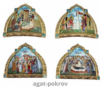 2.7.1445лп-К Набор икон на митру