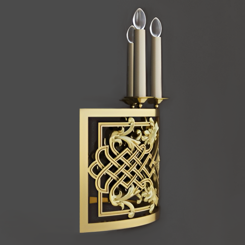 5.7.2973лм Бра церковное на 3 свечи фото 5