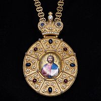 2.7.2531нп-1/148п Панагия с цепью (Серебро 925)