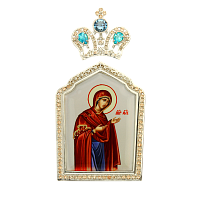 2.7.0388лБ Икона на митру Богородица