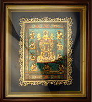 2.14.0134лп Икона настенная -  Богородица Знамение Курско-Коренная