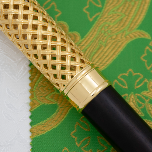 2.7.1928лп Посох латунный в позолоте фото 4