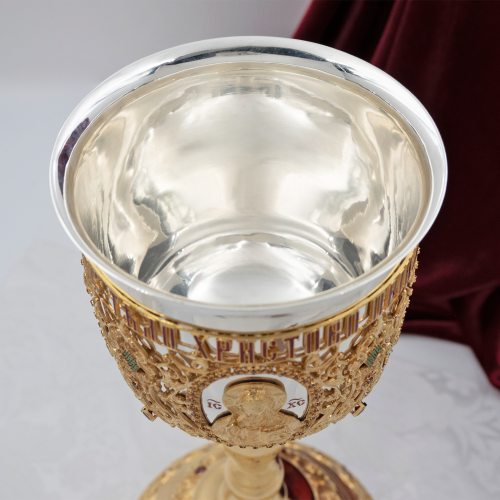 2.7.0958клпэ Потир комбинированный на 1,5 л. в позолоте фото 6 2.7.0958клпэ Потир комбинированный на 1,5 л. в позолоте фото 6