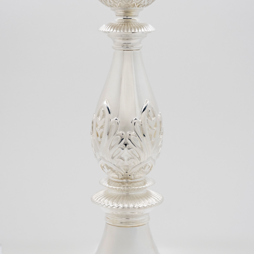 2.7.2653л Примикирий латунный с белыми камнями в серебрении фото 5