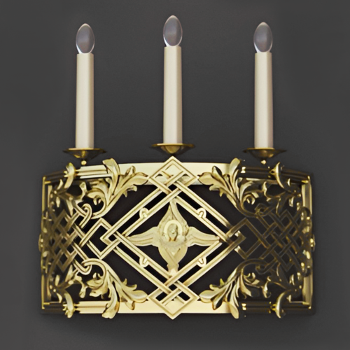 5.7.2976лм Бра церковное на 3 свечи