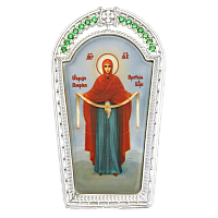 2.7.0135л Икона на митру из латуни