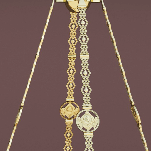 2.7.3012 Хорос одноярусный с лампадами фото 2